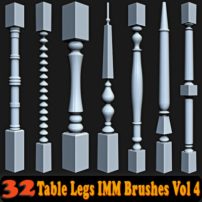 32 Table Legs IMM Brushes Vol 4