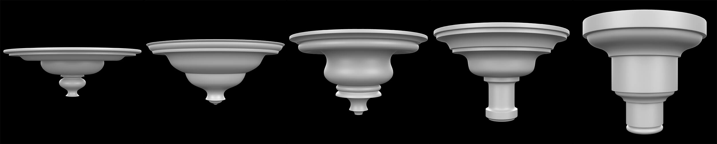35 Column Rings 3D Model Vol 2 by netleon