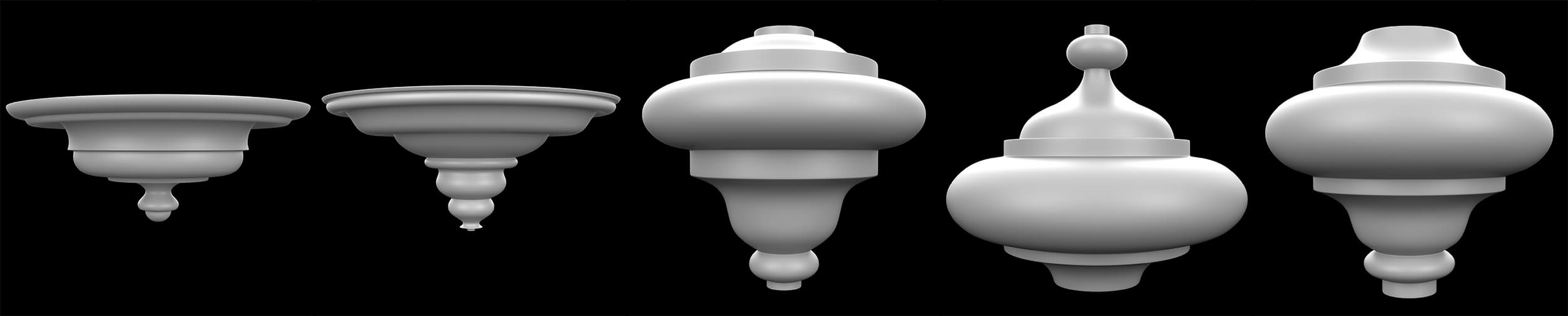 35 Column Rings 3D Model Vol 2 by netleon