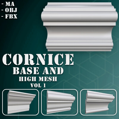 35 Cornice Base and High Mesh Vol 1