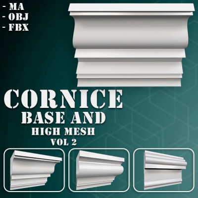 35 Cornice Base and High Mesh Vol 2