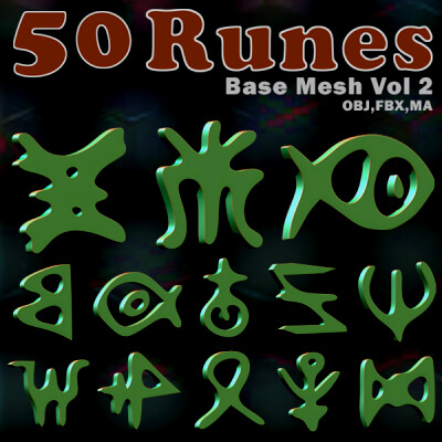 50 Runes Base Mesh Vol 2
