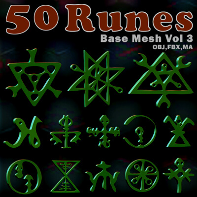 50 Runes Base Mesh Vol 3