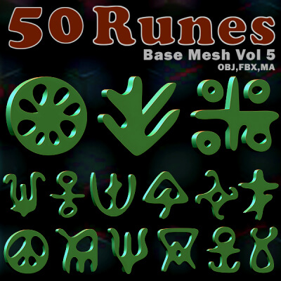 50 Runes Base Mesh Vol 5