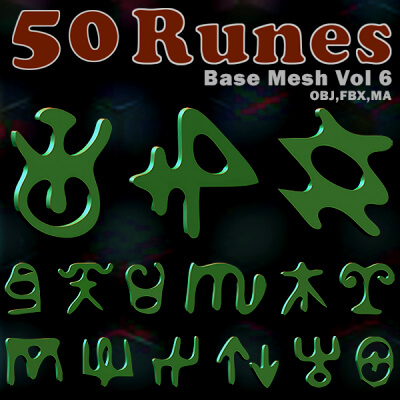 50 Runes Base Mesh Vol 6