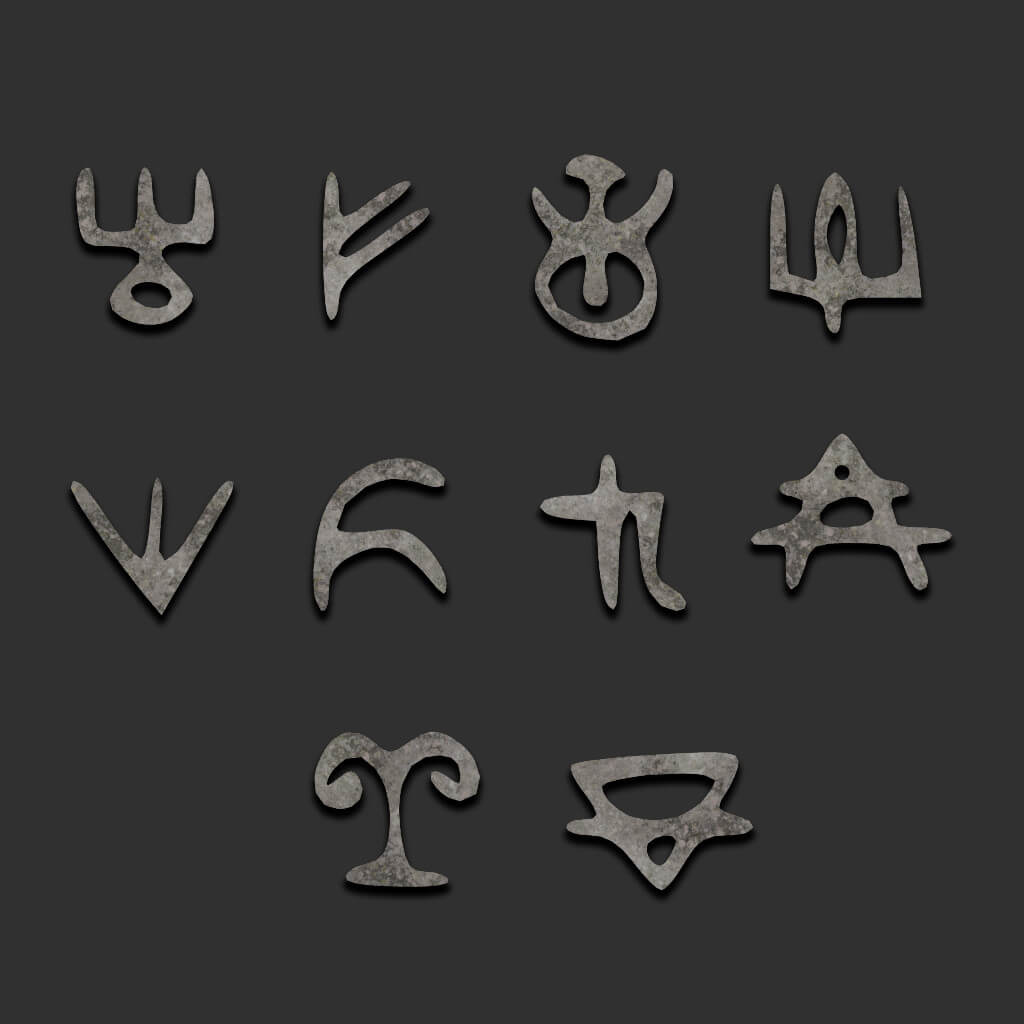 95 Runes Alpha 8K Vol 3 - 3D Material or Shader by netleon