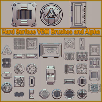 Hard Surface VDM Brushes and Alpha Vol 2