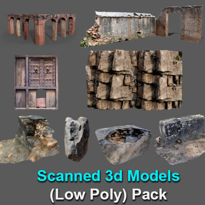 3D Scanned Objects Pack
