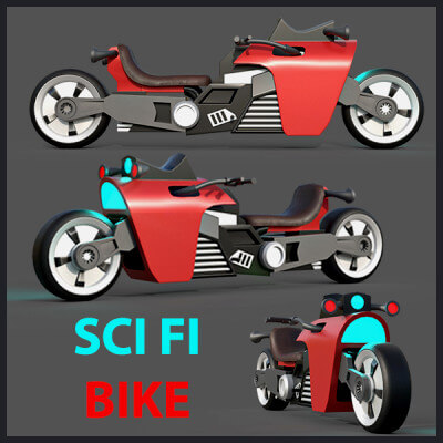 Sci-Fi Bike 9