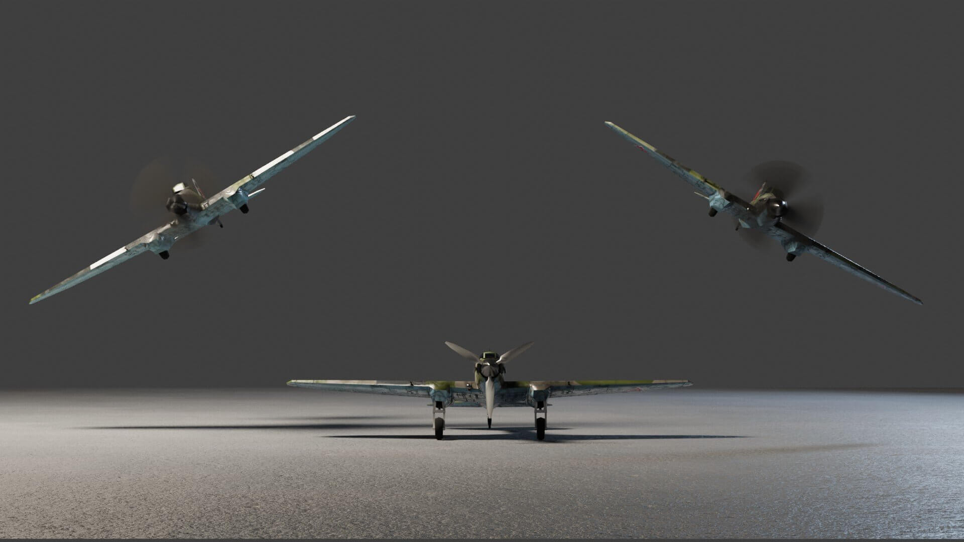 IL-2 Sturmovik WW2 Attack Plane 3D Model by NETRUNNER_pl