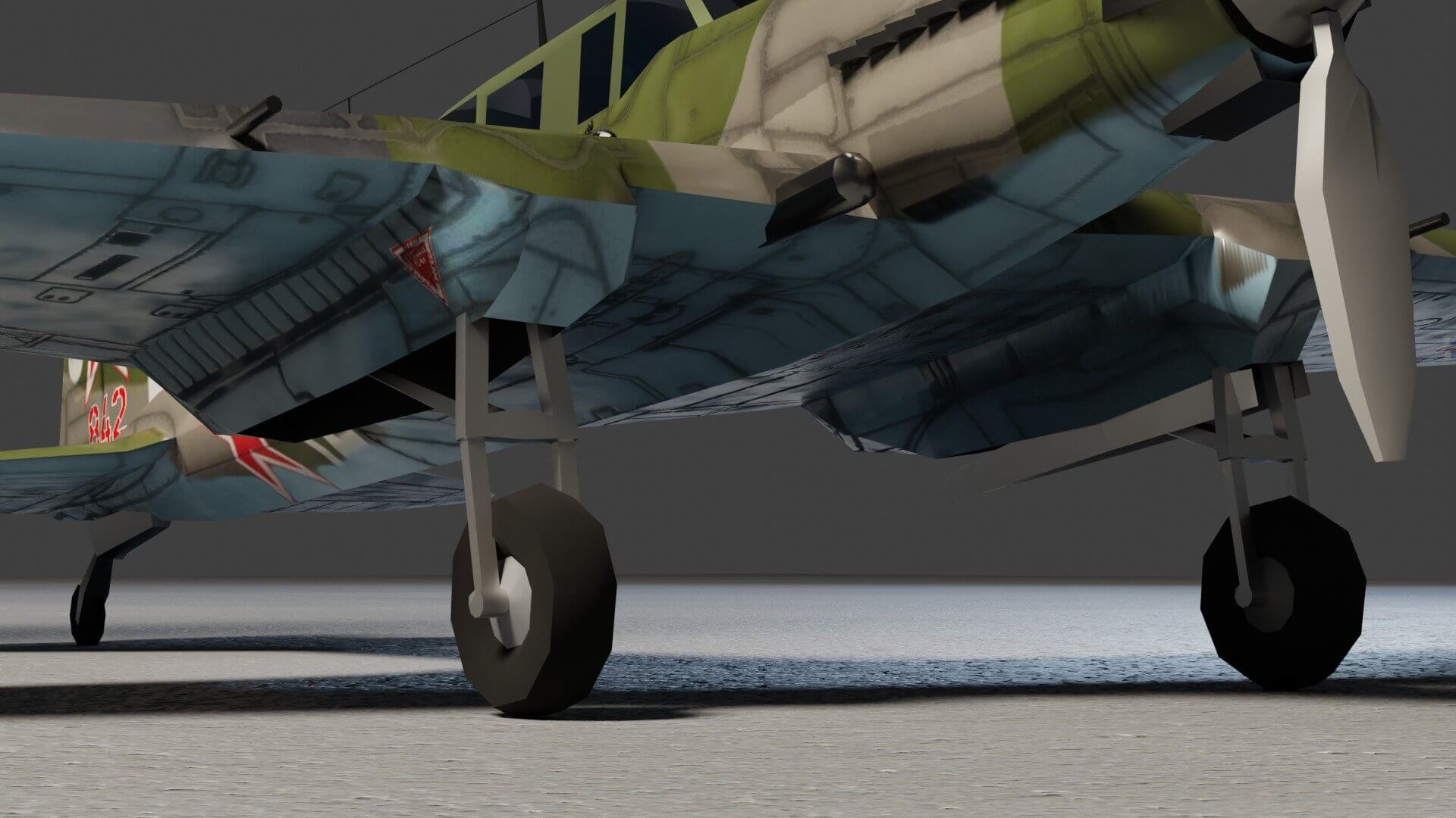 IL-2 Sturmovik WW2 Attack Plane 3D Model by NETRUNNER_pl