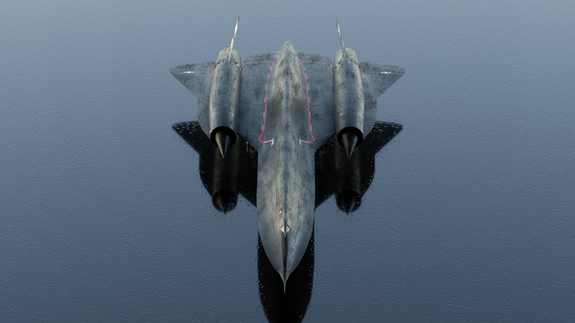 Lockheed SR-71 Blackbird Military Jet 3D Model by NETRUNNER_pl