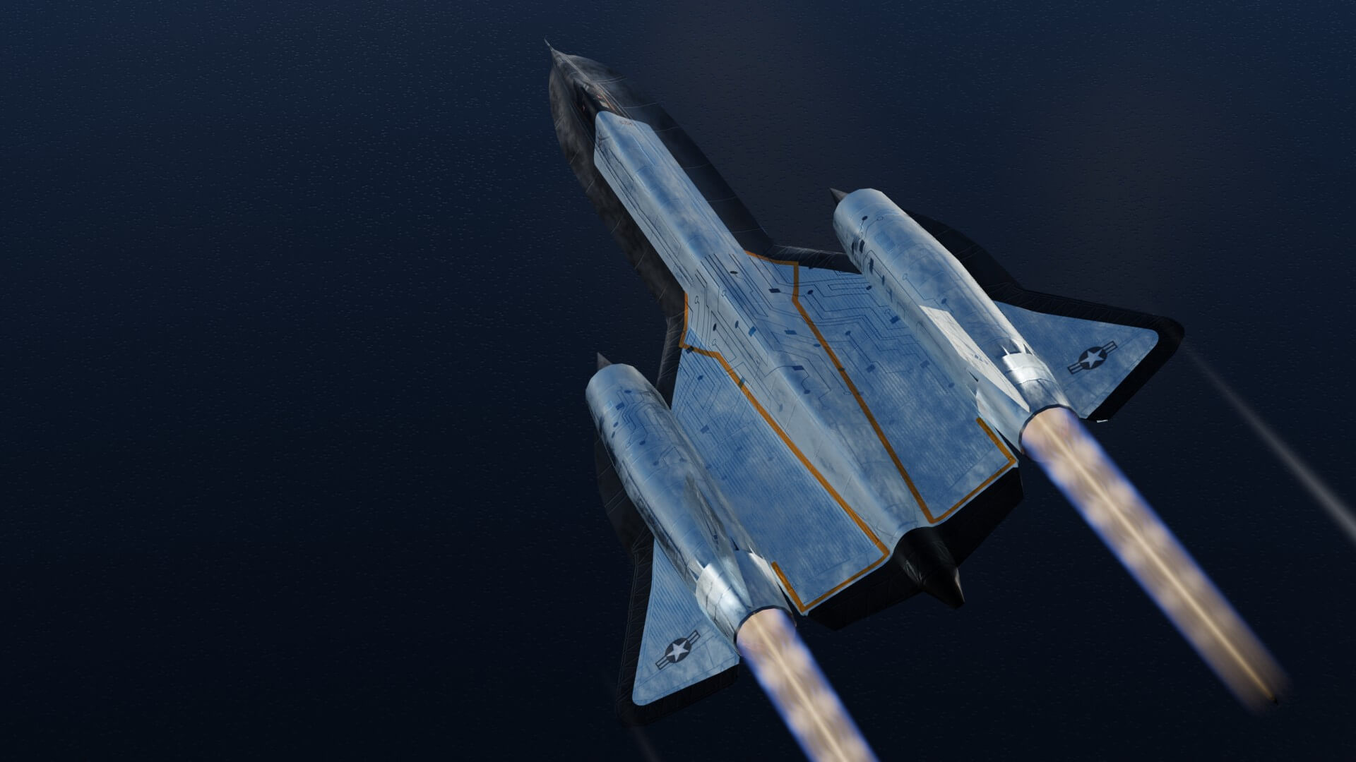 Lockheed SR-71 Blackbird Military Jet 3D Model by NETRUNNER_pl