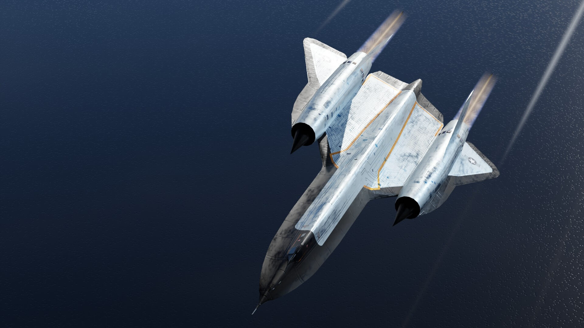 Lockheed SR-71 Blackbird Military Jet 3D Model by NETRUNNER_pl