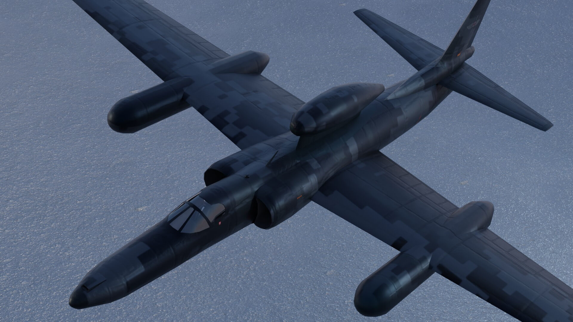 Lockheed U-2S Dragon Lady 3D Model by NETRUNNER_pl