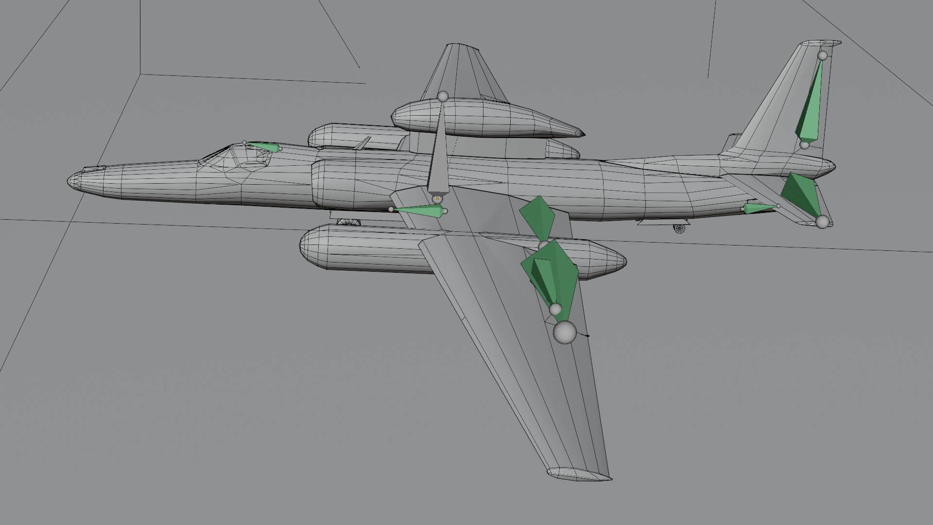 Lockheed U2S Dragon Lady 3D Model by NETRUNNER_pl