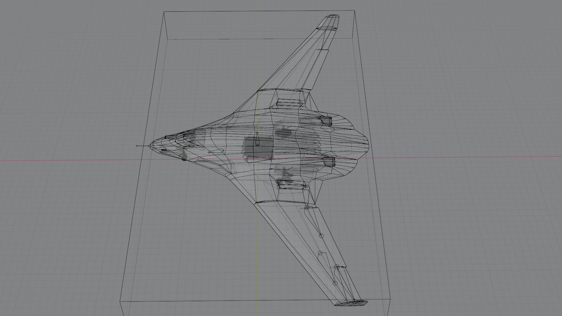Tupolev PAK DA Envoy - 3D Model by NETRUNNER_pl