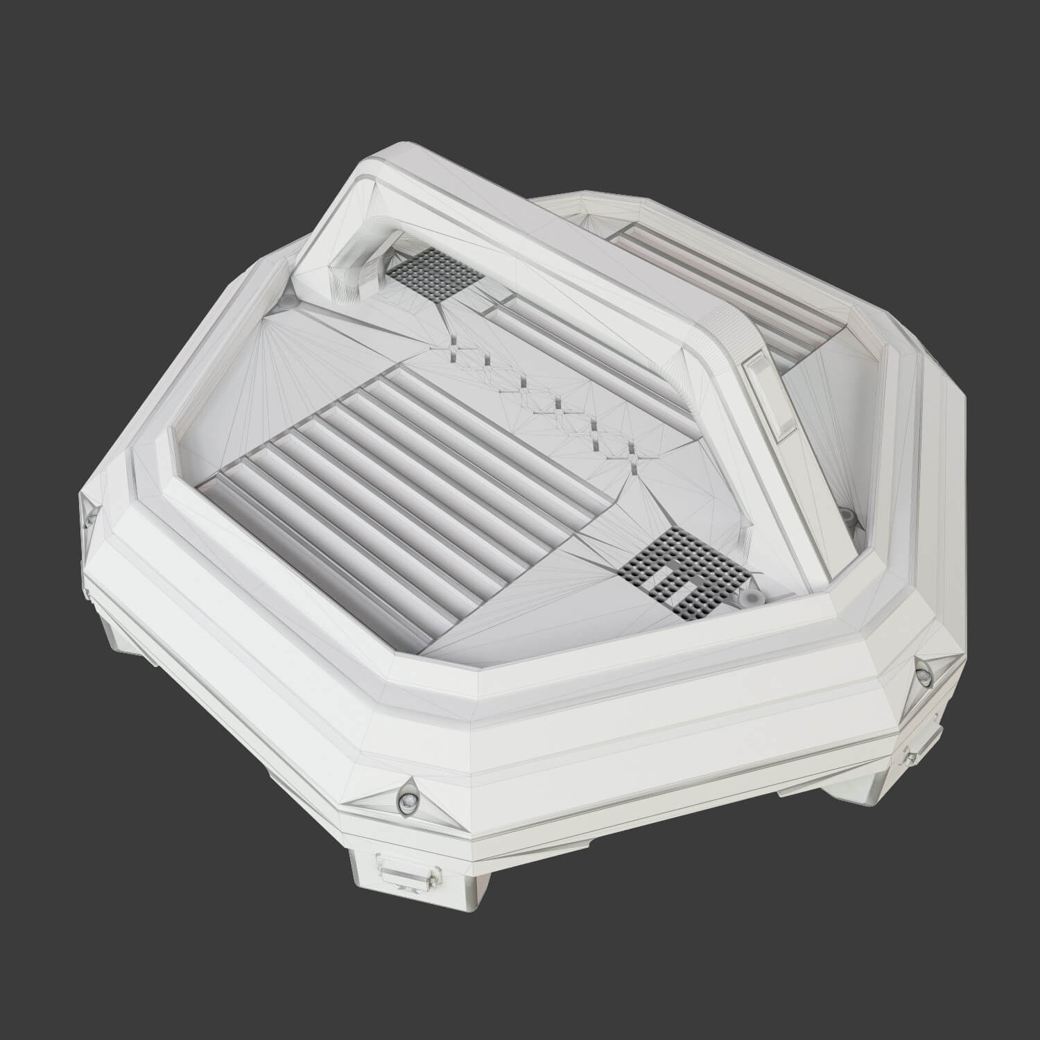 Sci-Fi Battery Pack 3D Model by nfanin