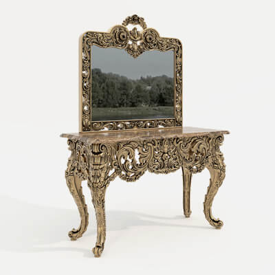 Classic European Style Console Table 5