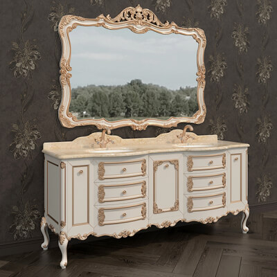 Classic Bathroom Cabinet with Sink