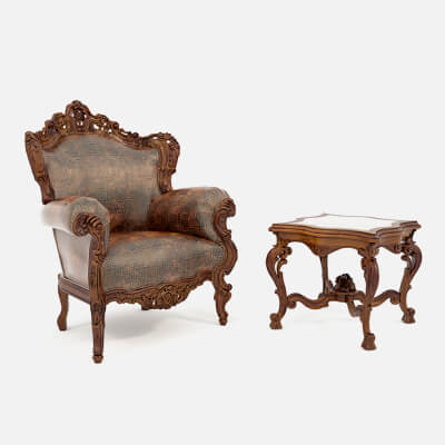 Classic Coffee Table and Armchairs 22