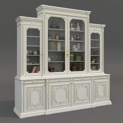 Classic Display Cabinet and Decoration 15