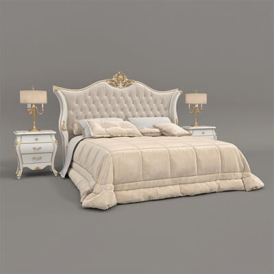 Classic European Style Bed Set 56