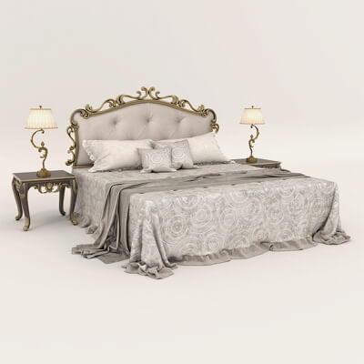 Classic European Style Bed Set 58