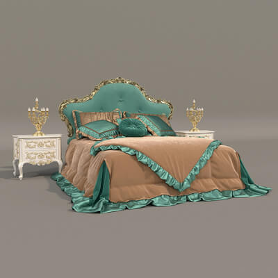 Classic European Style Bed Set 61