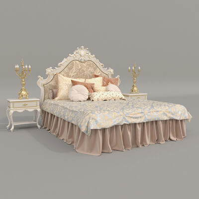 Classic European Style Bed Set 62