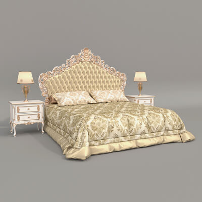 Classic European Style Bed Set 65