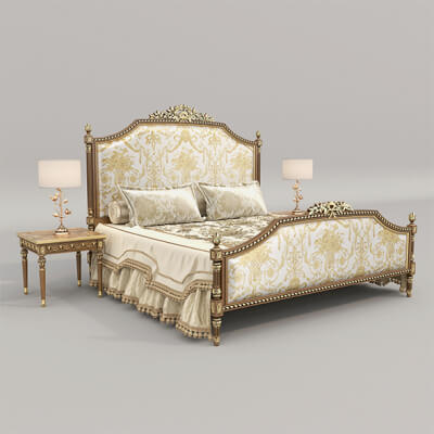 Classic European Style Bed Set 71