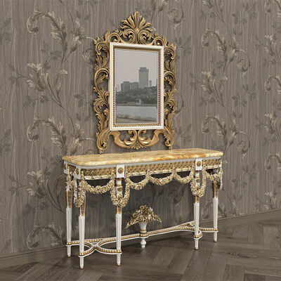 Classic European Style Console Table 11