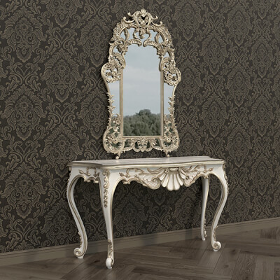 Classic European Style Console Table 16