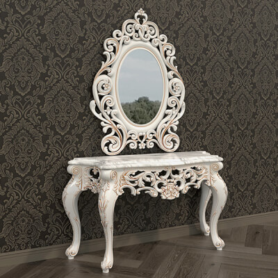 Classic European Style Console Table 19