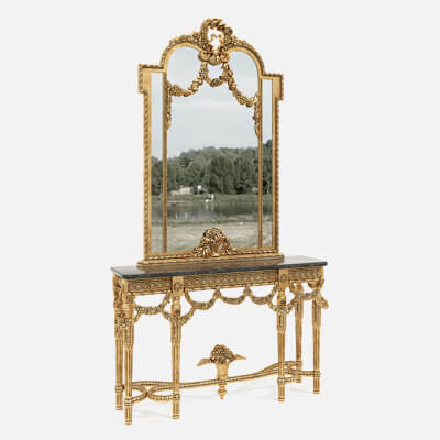 Classic European Style Console Table 20