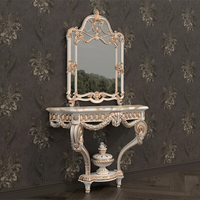 Classic European Style Console Table 6