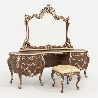 Classic European Style Dressing Table 25