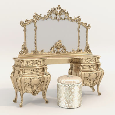 Classic European Style Dressing Table 27