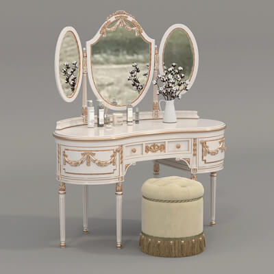 Classic European Style Dressing Table 33