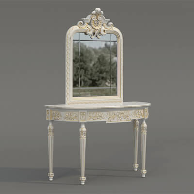 Classic European Style Console Table 21