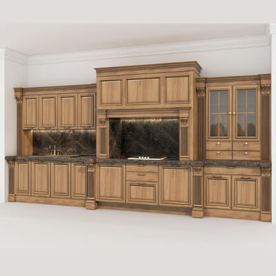Classic European Style Kitchen Cabinet 21