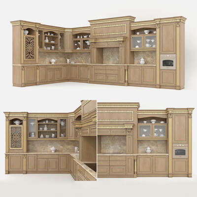 Classic European Style Kitchen Cabinet 22