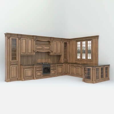 Classic European Style Kitchen Cabinet 23