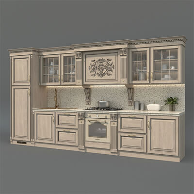 Classic European Style Kitchen Cabinet 24