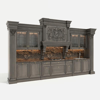 Classic European Style Kitchen Cabinet 28