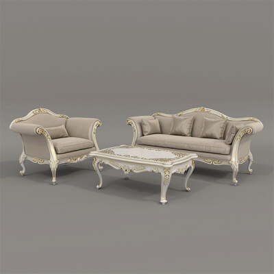 Classic Sofa and Armchair 3