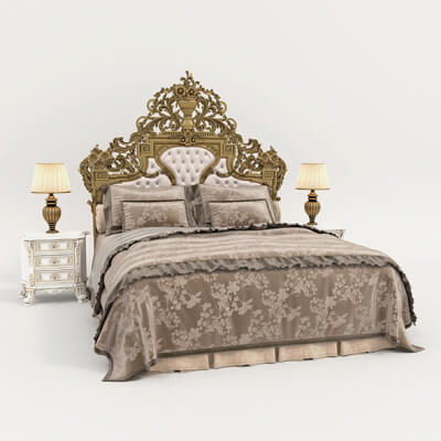 Classic Style Bed Set 33