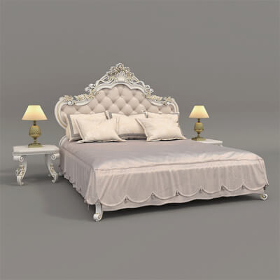 Classic Style Bed Set 34