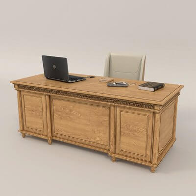 Classic Working Table and Chair 4